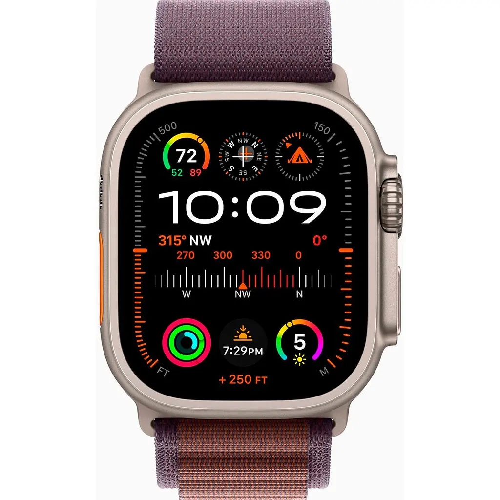 Смарт-годинник Apple Watch Ultra 2 49mm Titanium Case with Indigo Alpine Loop Medium [MRET3] [92642] - фото 2