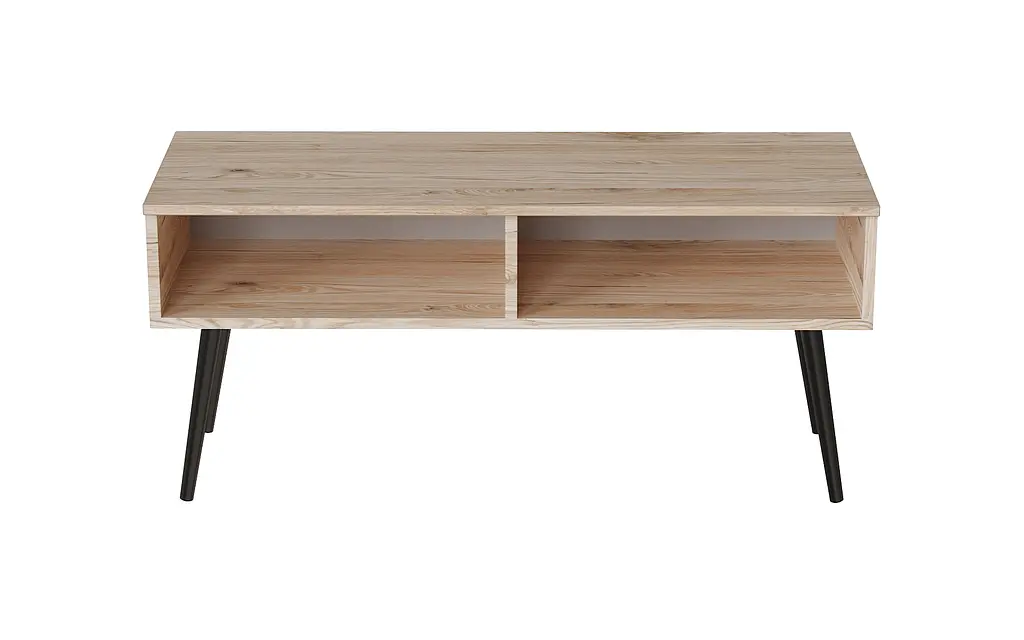 Тумба под ТВ Невада Ferrum-decor 45x100x38 Черный металл ДСП Дуб Сан-Марино 16 мм (FRD-106724) - фото 5