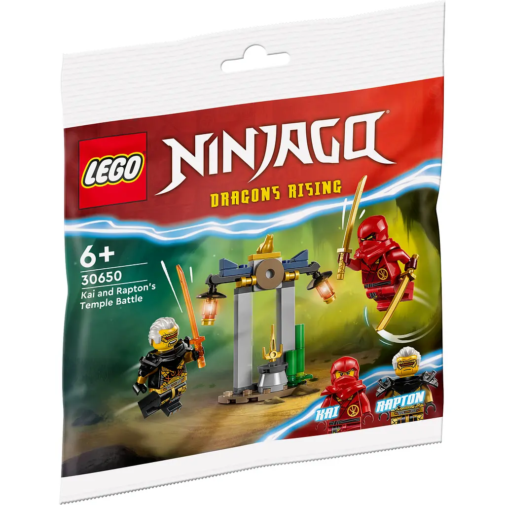 Конструктор LEGO Ninjago Битва за Храм Кая і Раптона 47 деталей (30650)
 - фото 6