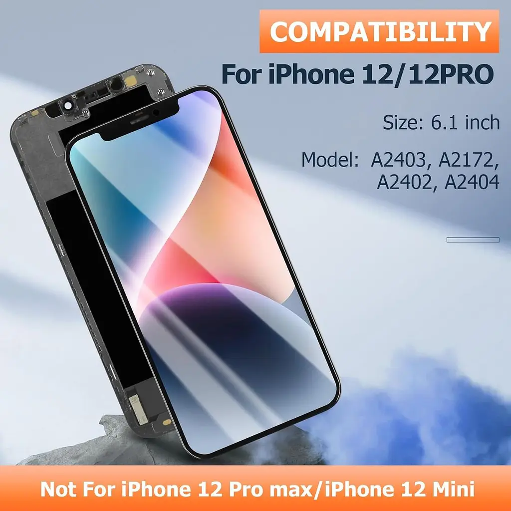 Дисплей Bokman для iPhone 12/12 Pro 6.1", заміна екрану LCD Incell з тачем і набором інструментів - фото 4