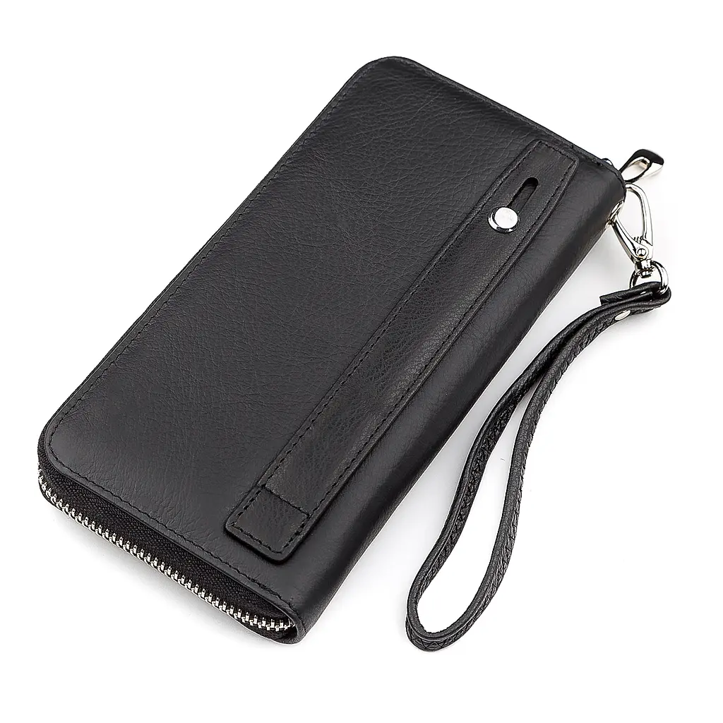 Мужской кожаный кошелек (ST45) ST Leather 10х20х3 см acs0015171 - фото 2