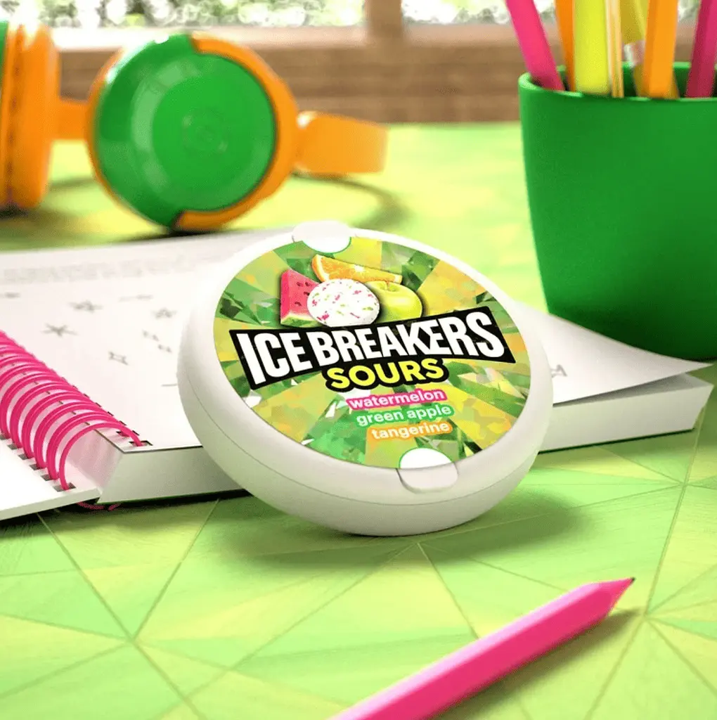 Льодяники Ice Breakers Fruit Sours-Surs 43г - фото 5