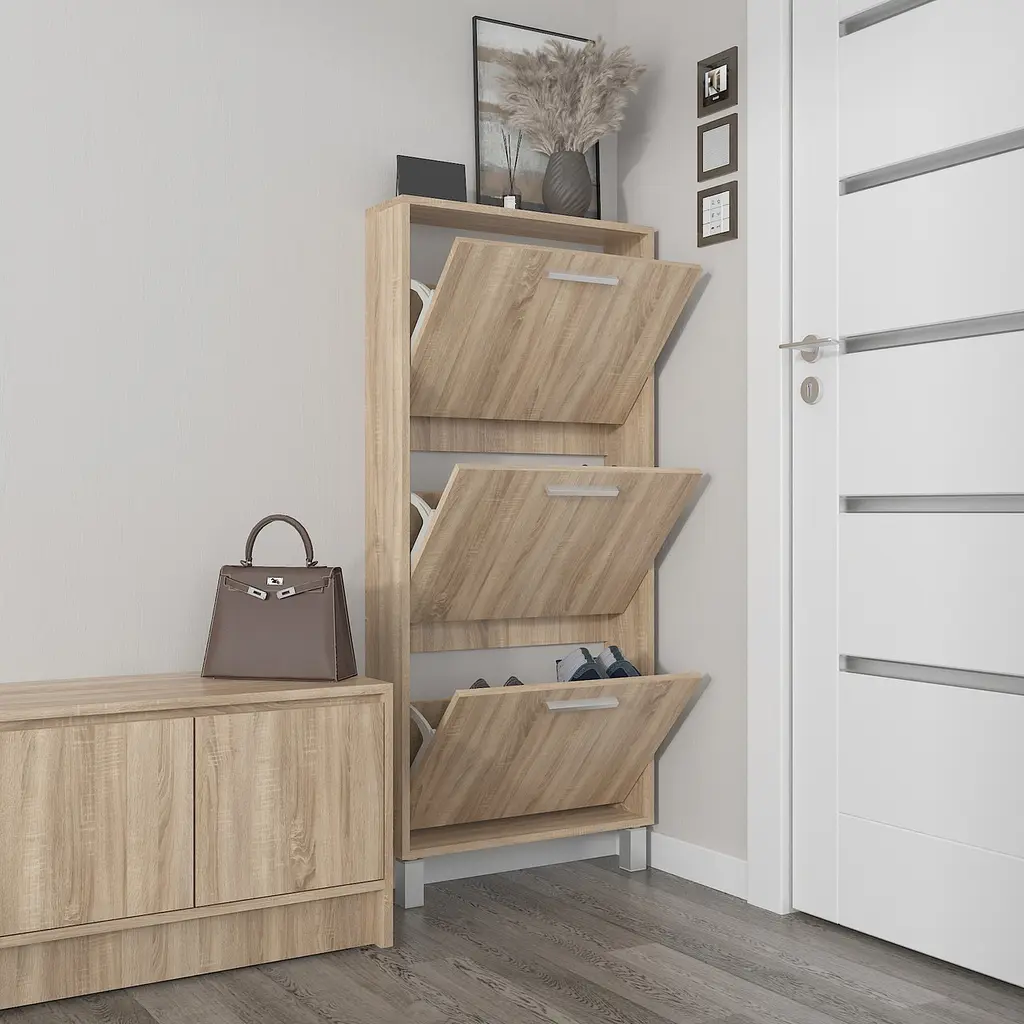 Полиця для взуття Flamecame підлогова з ДСП F-160 - фото 2