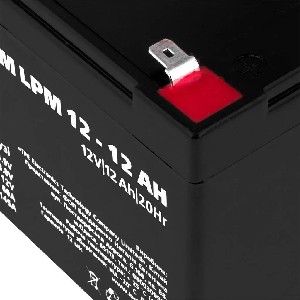 Акумуляторна батарея для ДБЖ LogicPower AGM 12 V / 12 А*ч (6550) - фото 3