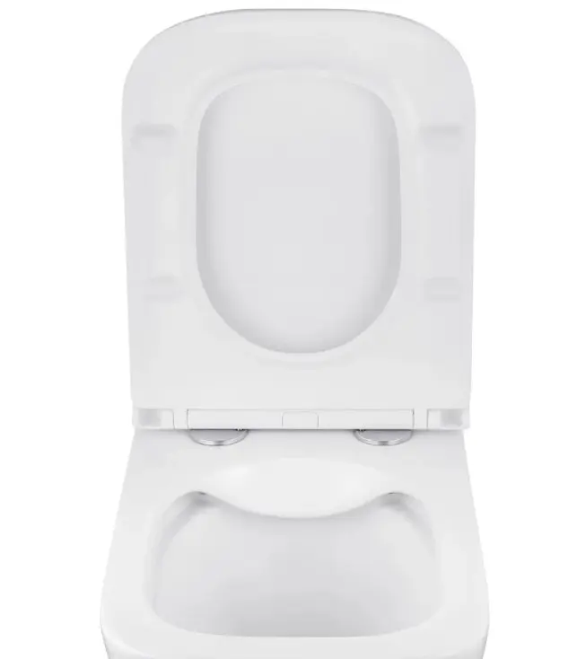 Унітаз підвісний безобідковий Kroner Eifel WHI493436 RIMLESS з сидінням Slim Duroplast / Soft-close / Quick relase (KE493436WHIR) (CV029611) - фото 5
