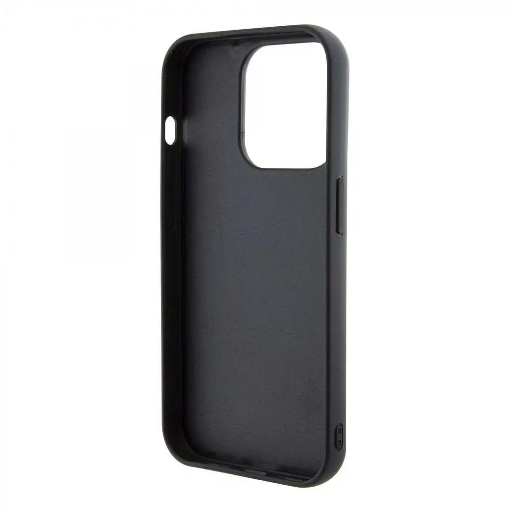 Чехол Karl Lagerfeld iPhOne 15 Pro Fixed Glitter Metal Ikonik Black (57983116856) - фото 6