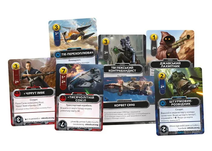 Настольная игра Geekach Games Звездные войны. Колодостроительная игра (Star Wars: The Deckbuilding Game) (укр.) (GKCH168SW) - фото 6