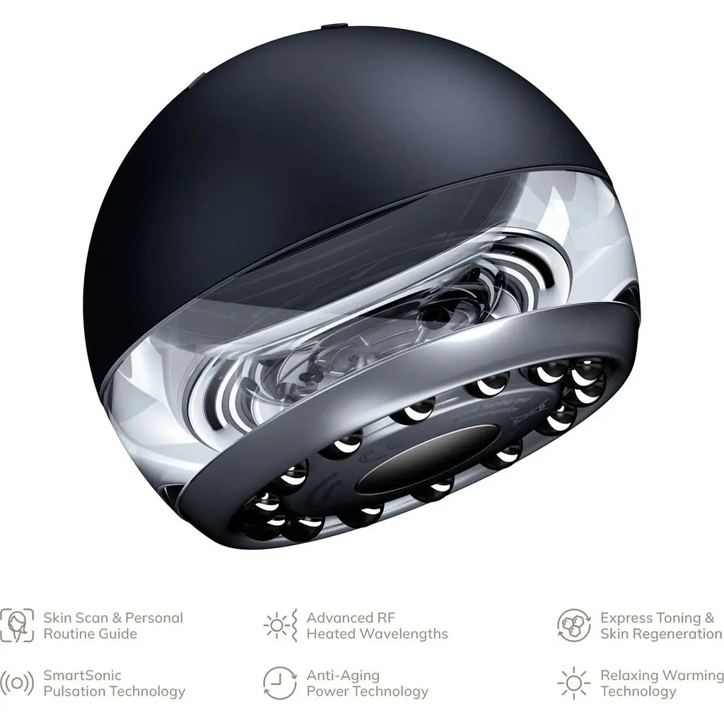 Масажер для обличчя GESKE Anti-aging Skin Tightener 6в1 Black (HB0418) [176857] - фото 7