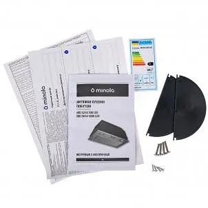 Вбудована витяжка Minola HBI 5614 WH 1000 LED - фото 9