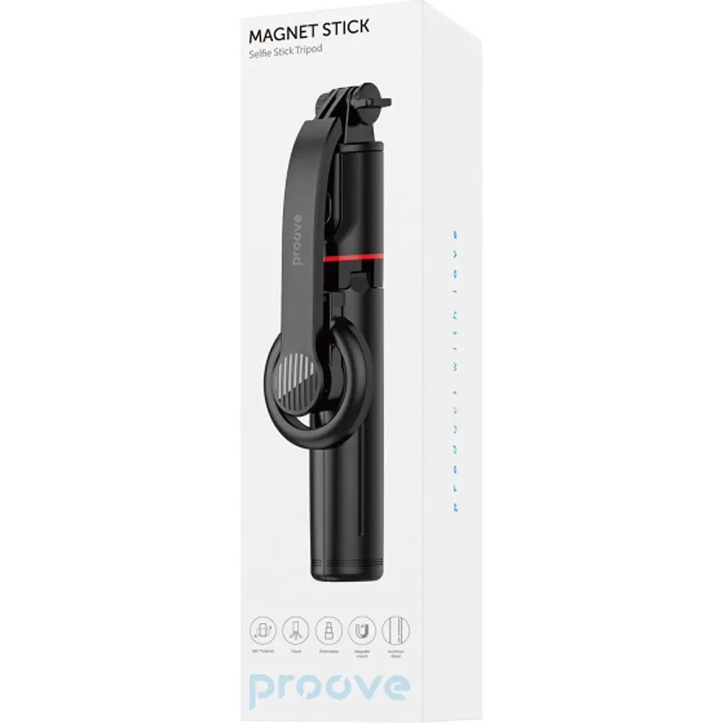 Селфі-монопод Proove Magnet Stick Black (MPMG00010001) [110122] - фото 10