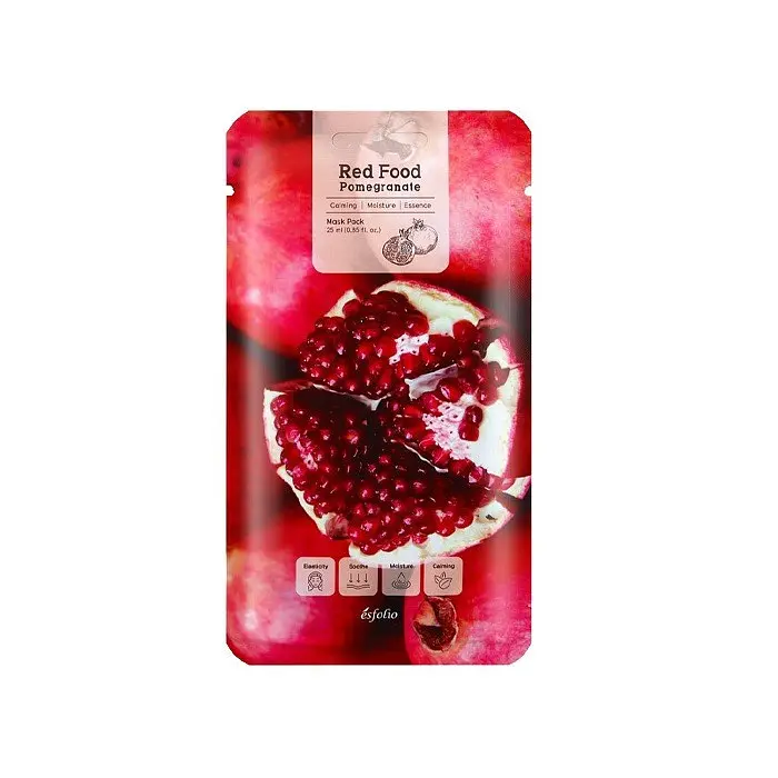 Маска тканинна для обличчя Esfolio Red Food Pomegranate