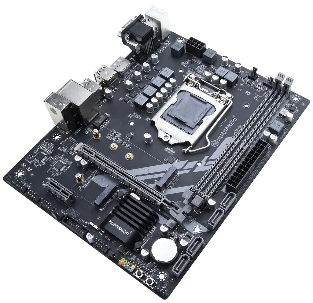 Материнська плата Huananzhi B250-D4 (B250-D4) (Socket 1151, Intel B250, Micro-ATX) - фото 2
