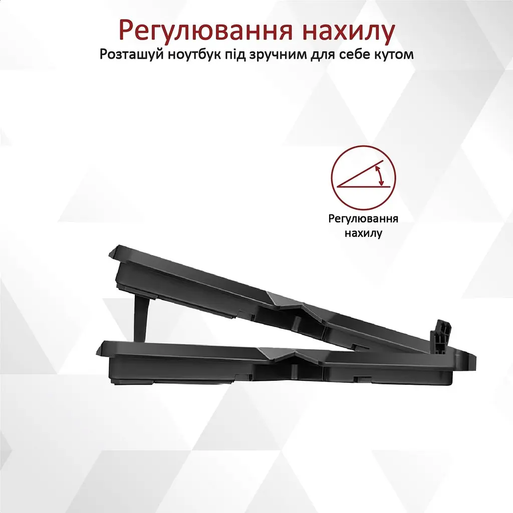 Подставка для охлаждения ноутбука Promate AirBase-3 Black (airbase-3.black) - фото 5