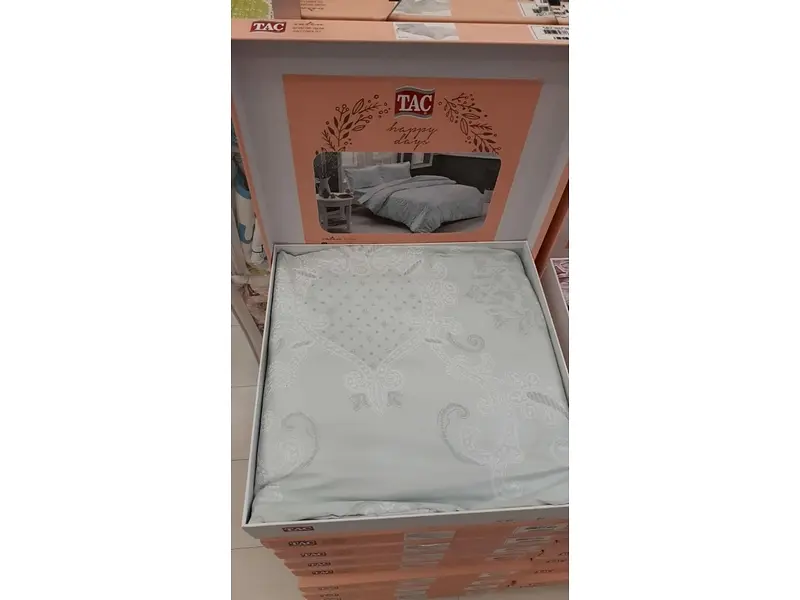 Комплект постільної білизни Lucca Mint Євро Tac pbe0041700 - фото 4