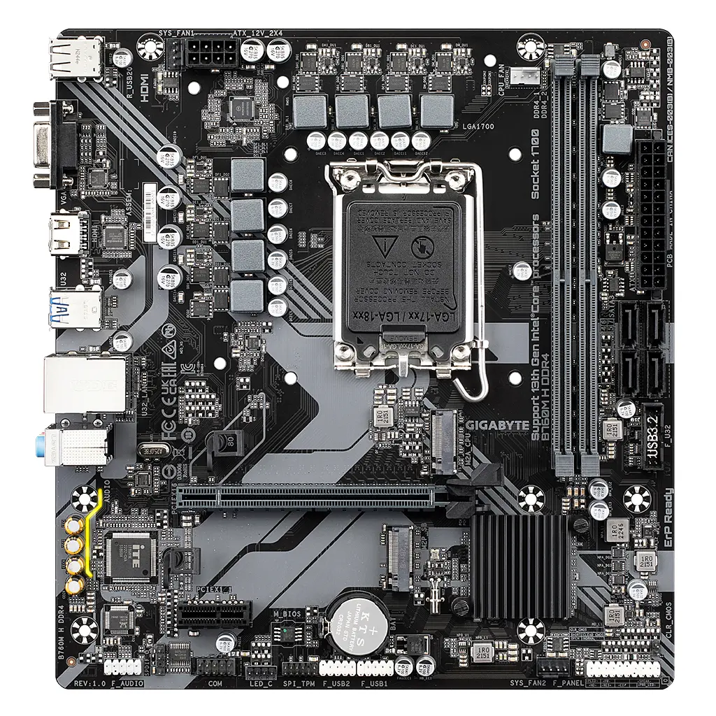 Материнська плата GIGABYTE B760M H DDR4