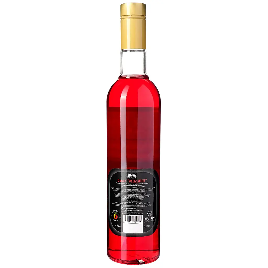 Сироп Red&Black Малина 0.7 л - фото 4