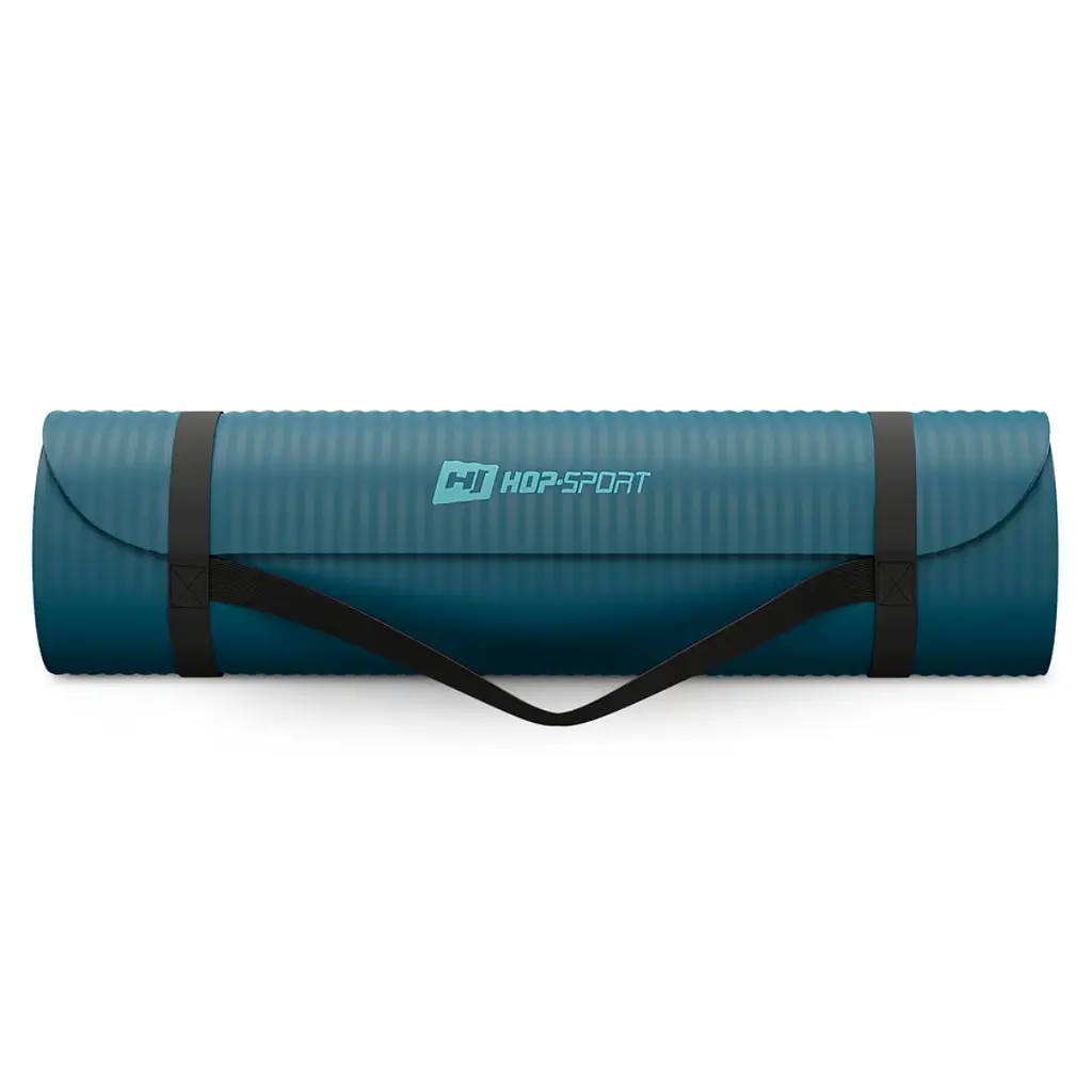 Коврик для йоги Hop-Sport HS-NB010GM NBR 1см темний морський - фото 3