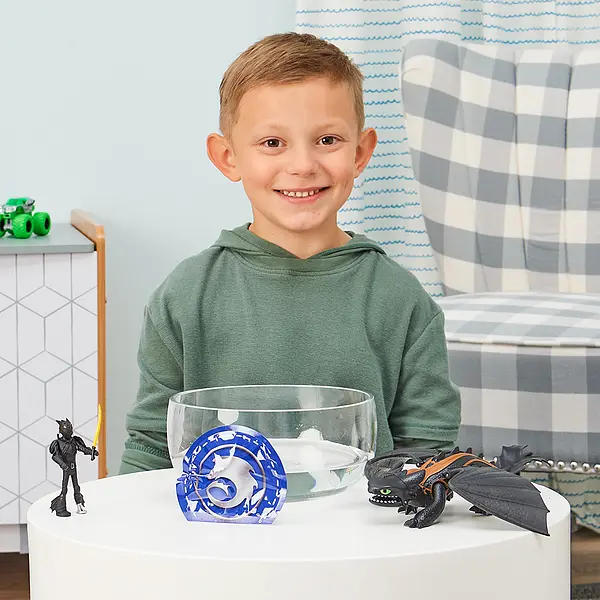 Игровой набор Spin Master из меняющего цвет дракона Беззубика и всадника Иккинга (SM66621/3205) - фото 8