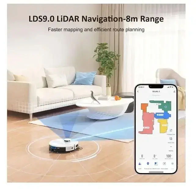 Робот-пылесос моющий Lubluelu SL60D білий - фото 5