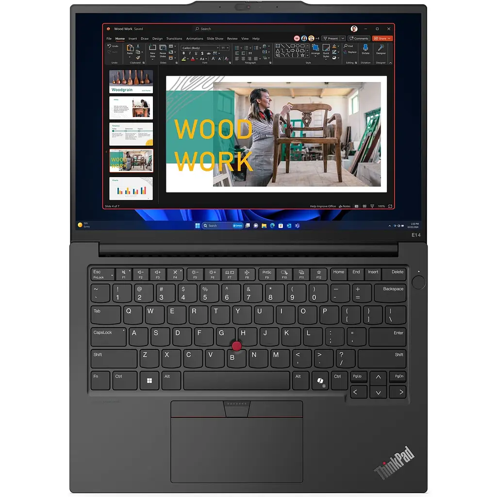 Ноутбук Lenovo ThinkPad E14 Gen 6,21 M70042BM, Ultra 5-125U (12 ядер), Arc 4 Core, 16GB 5600MHz (1x16GB) DDR5 - фото 4