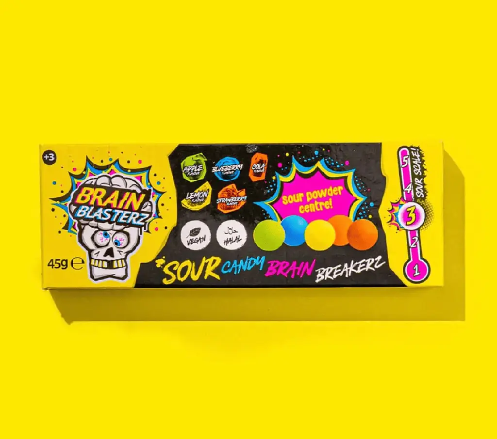 Драже Brain Blasterz Sour Candy Brain Breaker 45г - фото 3