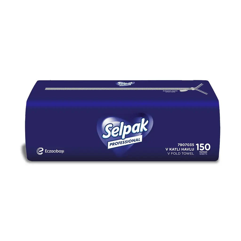 Паперові рушники Selpak Professional Premium V-складання 2 шари 150 шт. (8590530066021) - фото 2