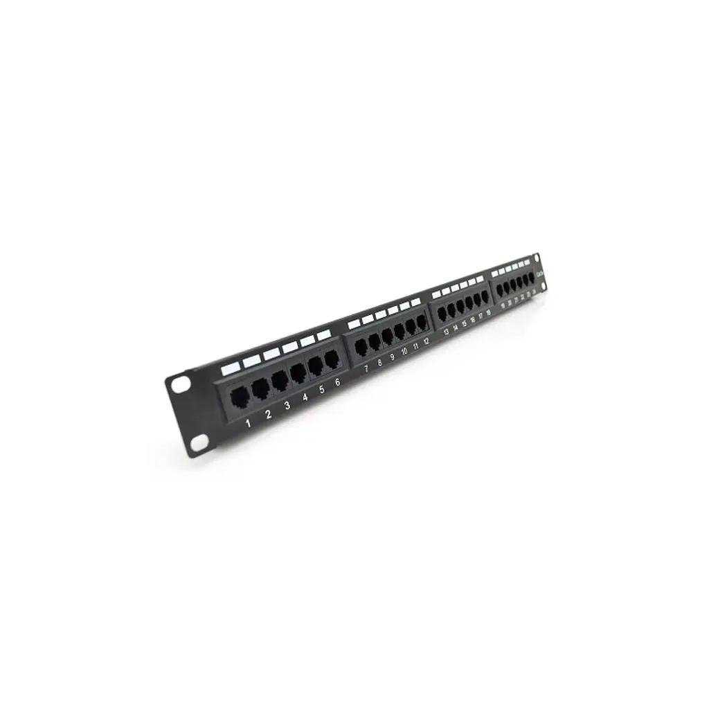 Патч-панель 19" Pipo 24xRJ-45 UTP cat.5e 1U (PP245191U) - фото 2