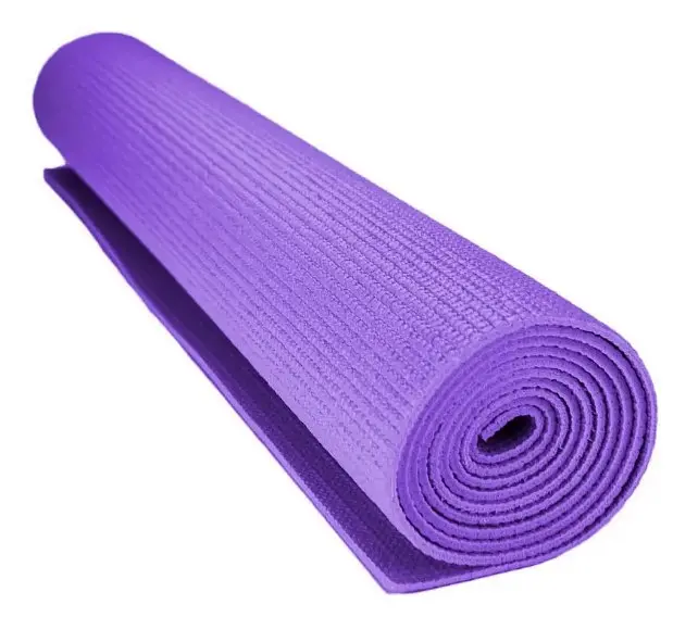 Килимок для йоги та фітнесу Power System PS-4014 PVC Fitness-Yoga Mat Purple (173x61x0.6) (PS-4014_Purple) - фото 5