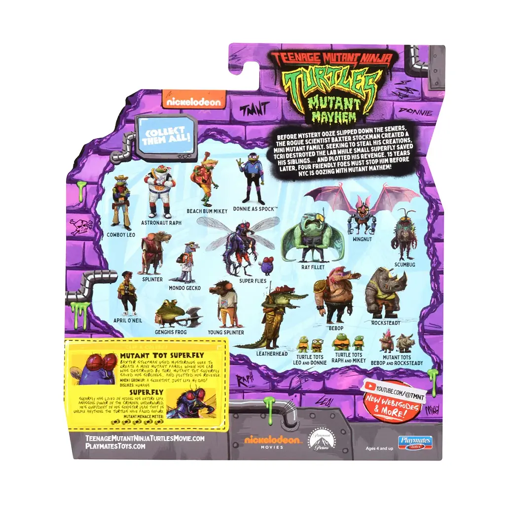 Фігурка TMNT набір серії Черепашки-Ніндзя - Суперфлайс (83481) - фото 6
