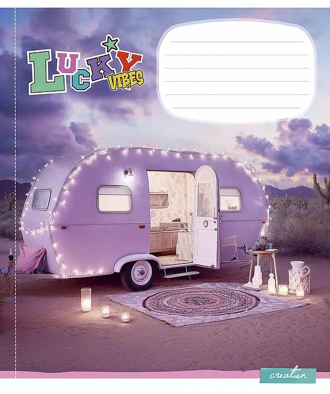 Зошит загальний Школярик Star Lucky Girl у лінію 24 аркушів 25 шт. (024-3360L) - фото 3