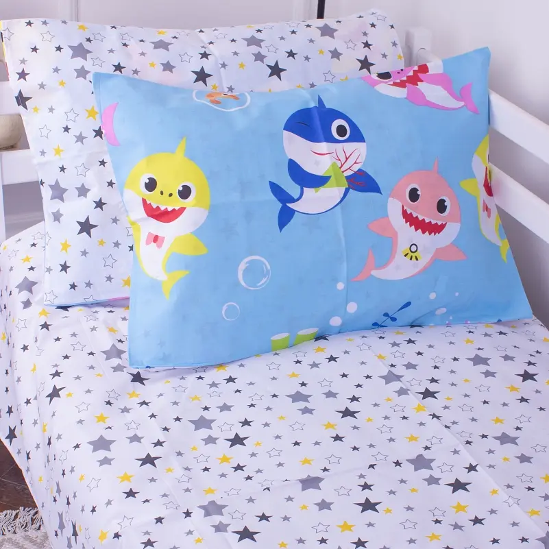 Комплект постільної білизни MirSon Kids Time 17-0522 Sharks are fun дитячий - фото 8