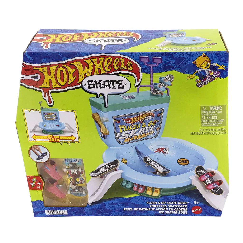 Игровой набор Hot Wheels Скейтборд-парк Смываемся (HXL16) - фото 2