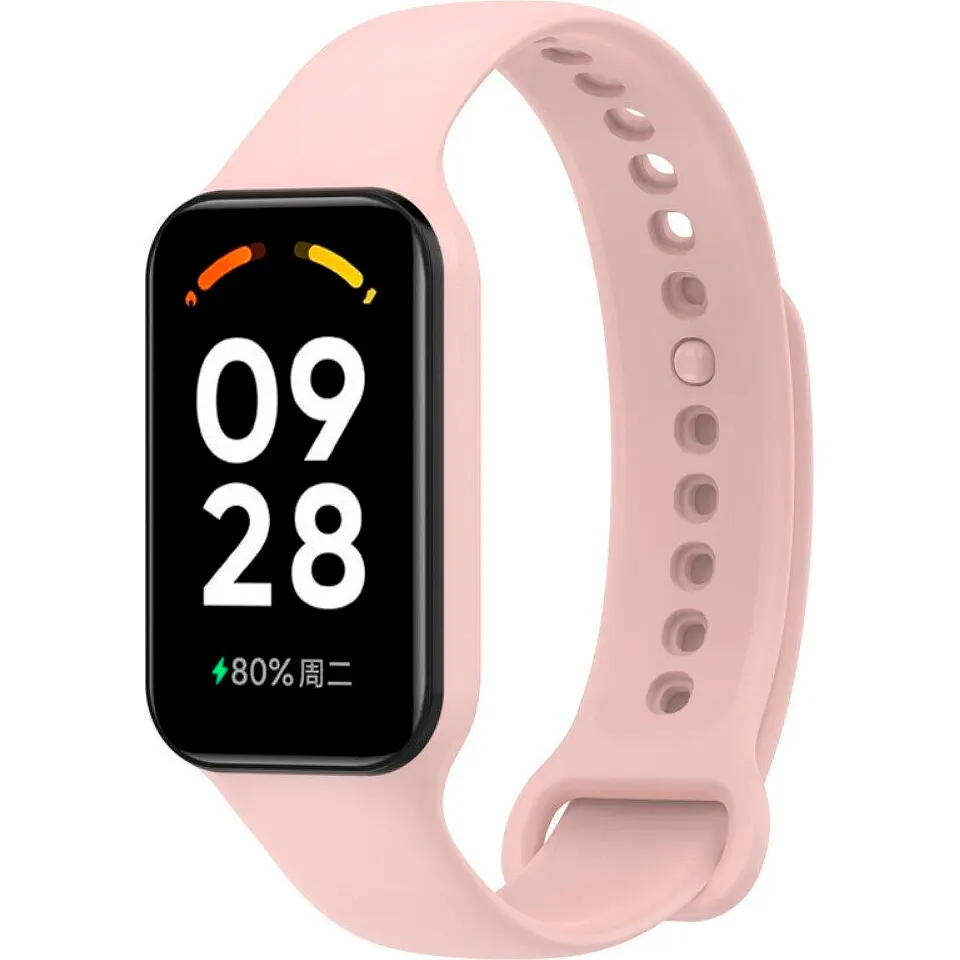 Ремінець ArmorStandart Silicone для Mi Band 8 Active / Redmi Smart Band 2 Pale Pink [ARM74000] [103398] - фото 3