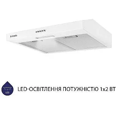 Витяжка пласка Minola HPL 504 WH - фото 2