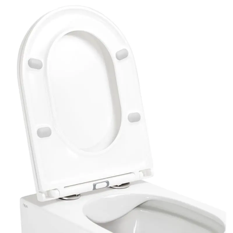 Унітаз підвісний Qtap Scorpio Ultra Quiet сидіння Slim Duroplast/ Soft-close/ Quick relase QT1433053EUQW - фото 7