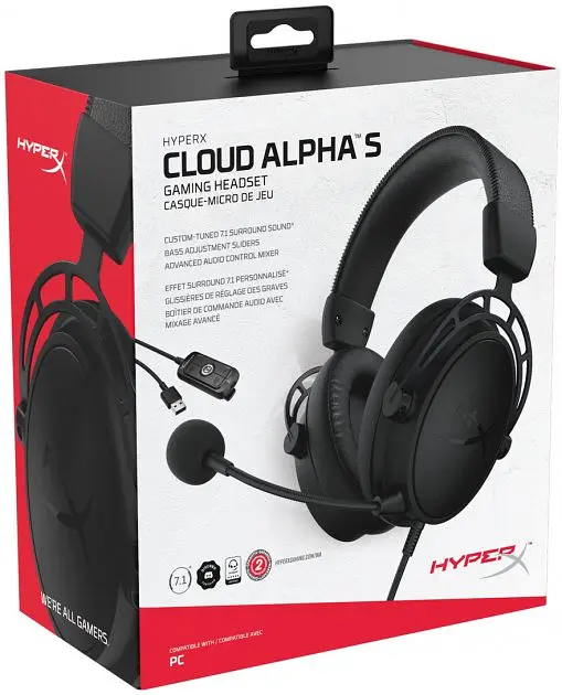 Гарнітура ігрова HyperX Cloud Alpha S Black (4P5L2AA) - фото 10