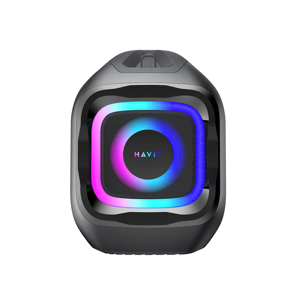 Портативна колонка HAVIT SK910BT (TWO MIC) "Party Blast" 100W IPX6 Black HAVIT (29125-000) - фото 7