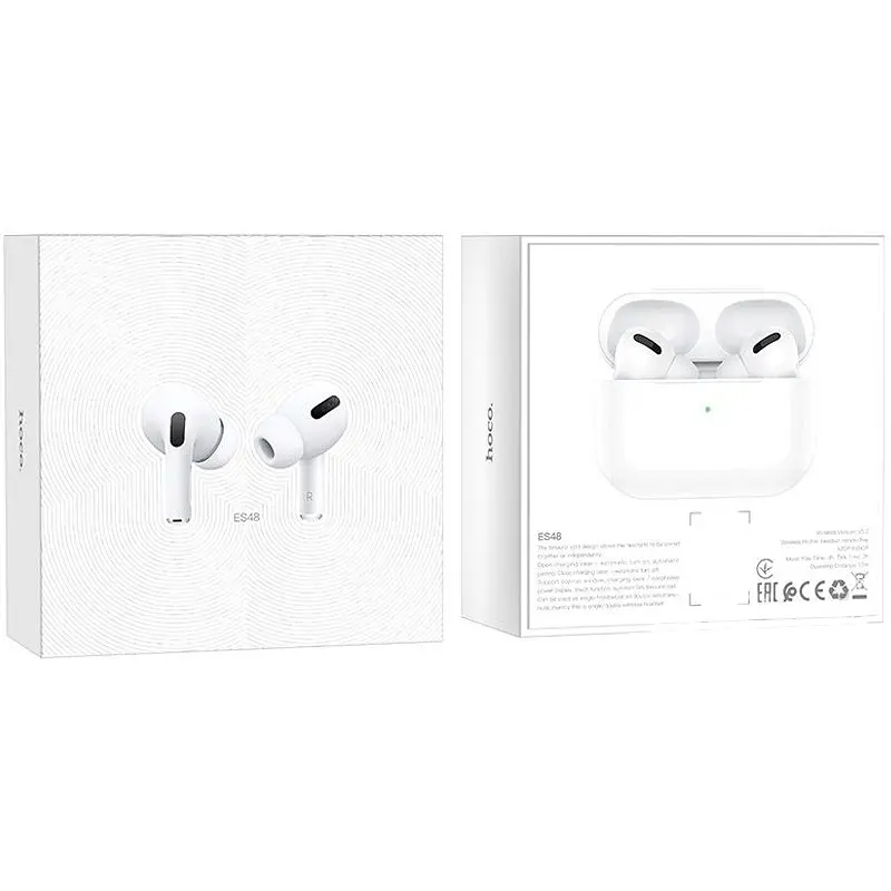 Стерео гарнітура Bluetooth Hoco ES48 (EW04) White - фото 5