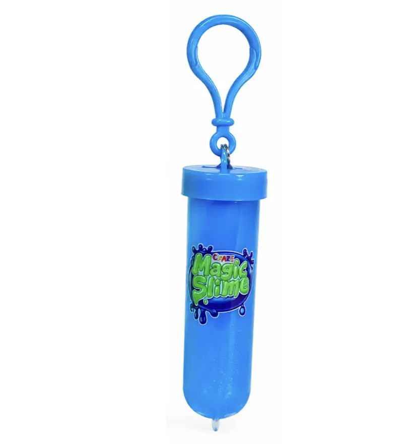 Слайм Craze Magic Slime у тубі з брелоком антистрес-іграшка синій 20 мл (SKU-291.6)