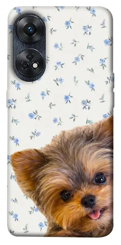 TPU чохол Demsky Cute Yorkie для Oppo Reno 8 T 4G