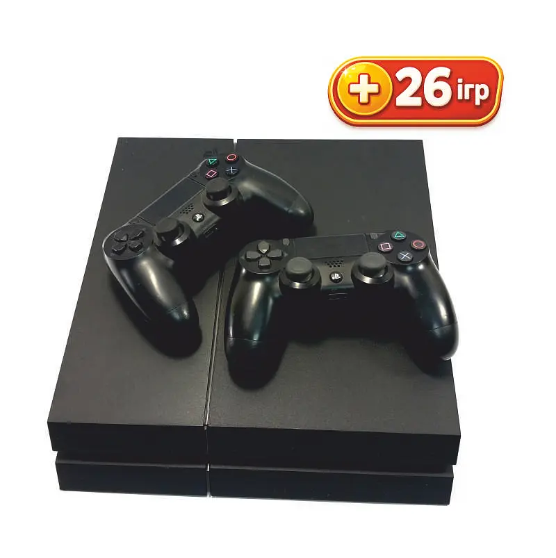 Консоль Sony PlayStation 4 FAT 1TB Black ПЗ 12:00 обслугована + 2 Геймпада бездротових DualShock 4 + 26 ігр + гарантія Б/В
