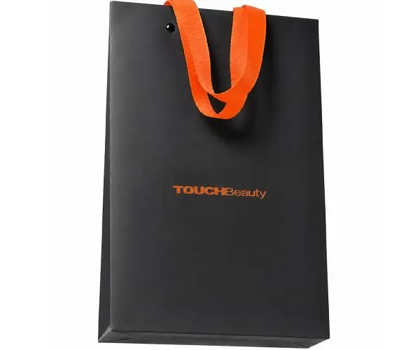 TOUCHBeauty, 1 шт., Пакет подарунковий паперовий, чорний, 310х200х100 мм - фото 2