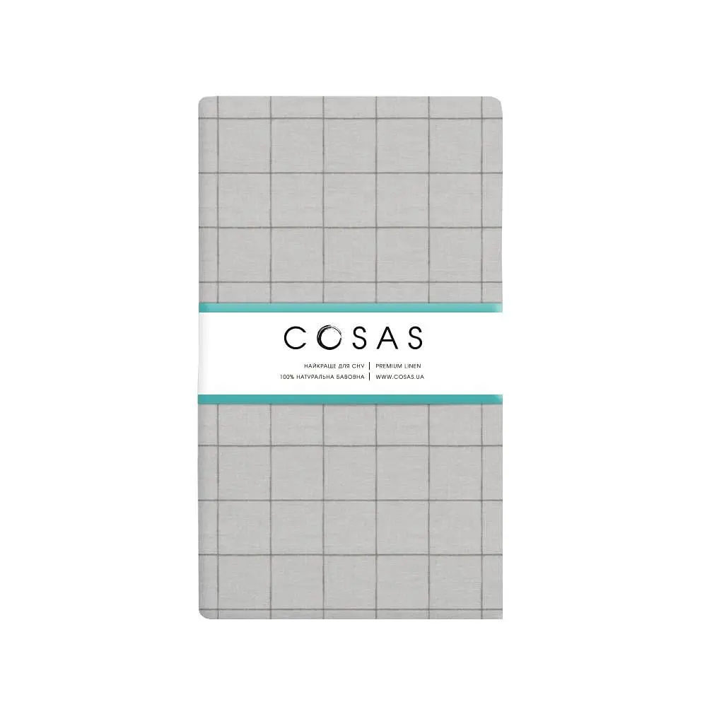 Наволочка Cosas Grey geometry 50х70 см сіра (CellAshgrey_50) - фото 2
