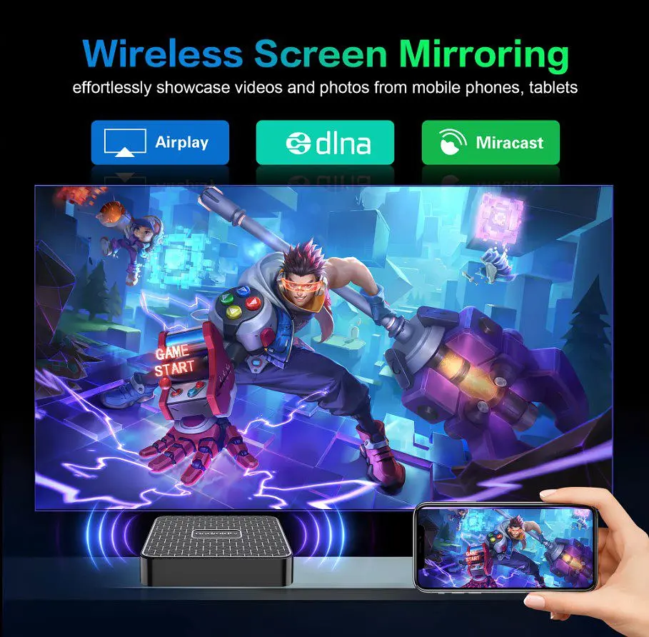 Смарт-телевизор Android 14 SmartTV AndroidTV RK3518 4K/8K, WiFi 6, 4/64GB - фото 3