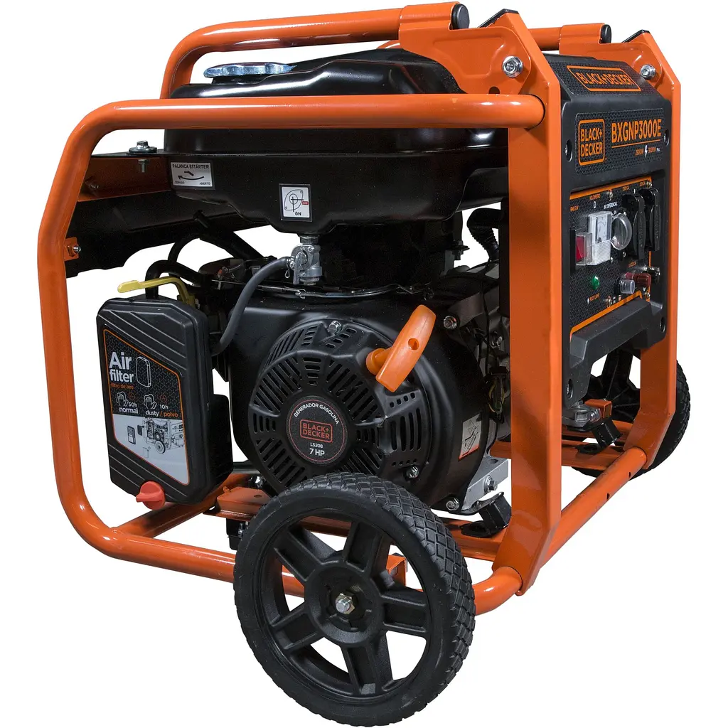 Генератор бензиновий Black+Decker BXGNP3000E 2600 3000 W (BXGNP3000E) - фото 5