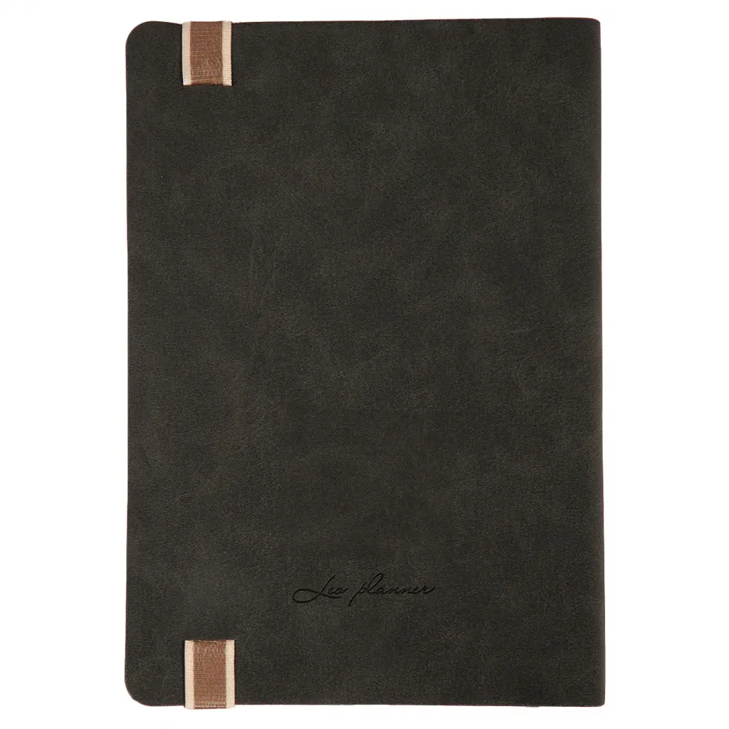 Ежедневник-деловая записная книжка А5 Leo Planner Trend 2026 мягкий черный 368 страниц (252693) - фото 2
