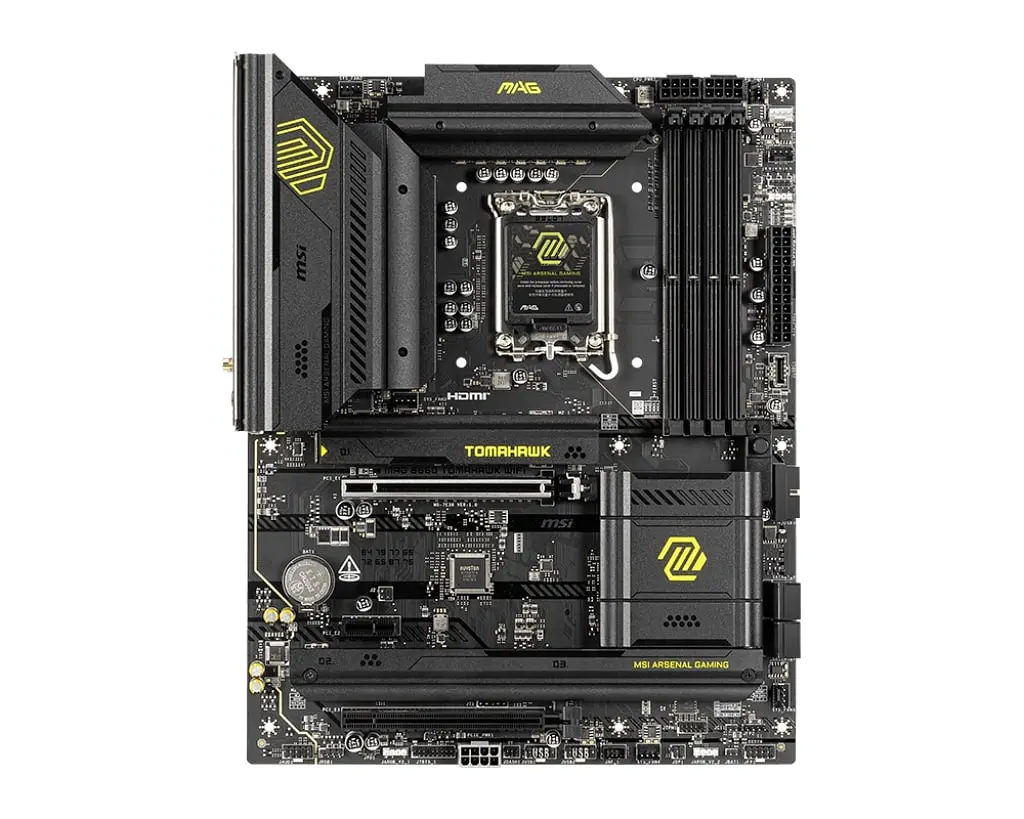 Материнская плата MAG B860 TOMAHAWK WIFI s1851 B860 4xDDR5 M.2 HDMI DP WiFi BT ATX MSI teh0019057 - фото 2