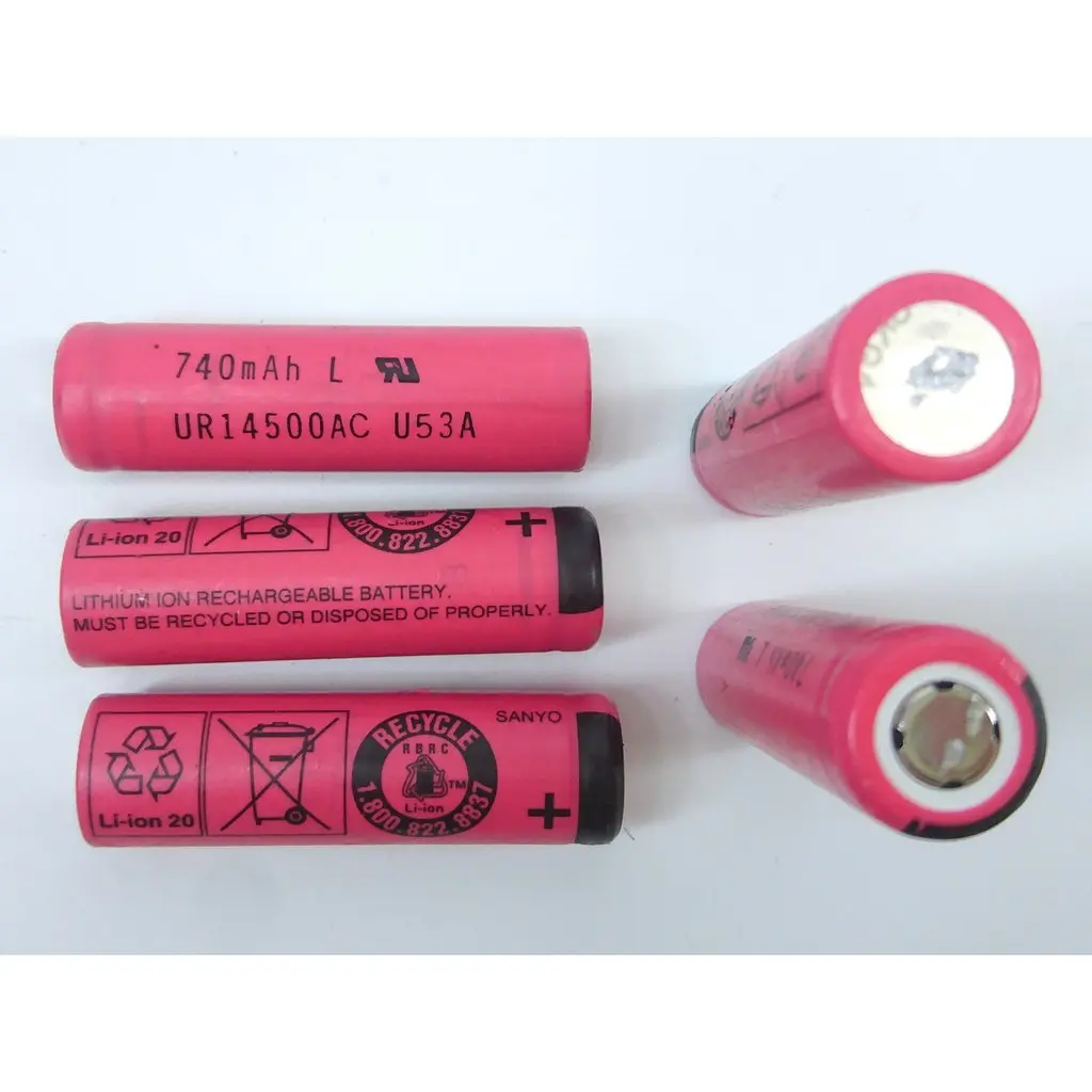 Аккумулятор Sanyo UR14500AC Li-ion 14500 740 mAh 1.52 А depacked - фото 6