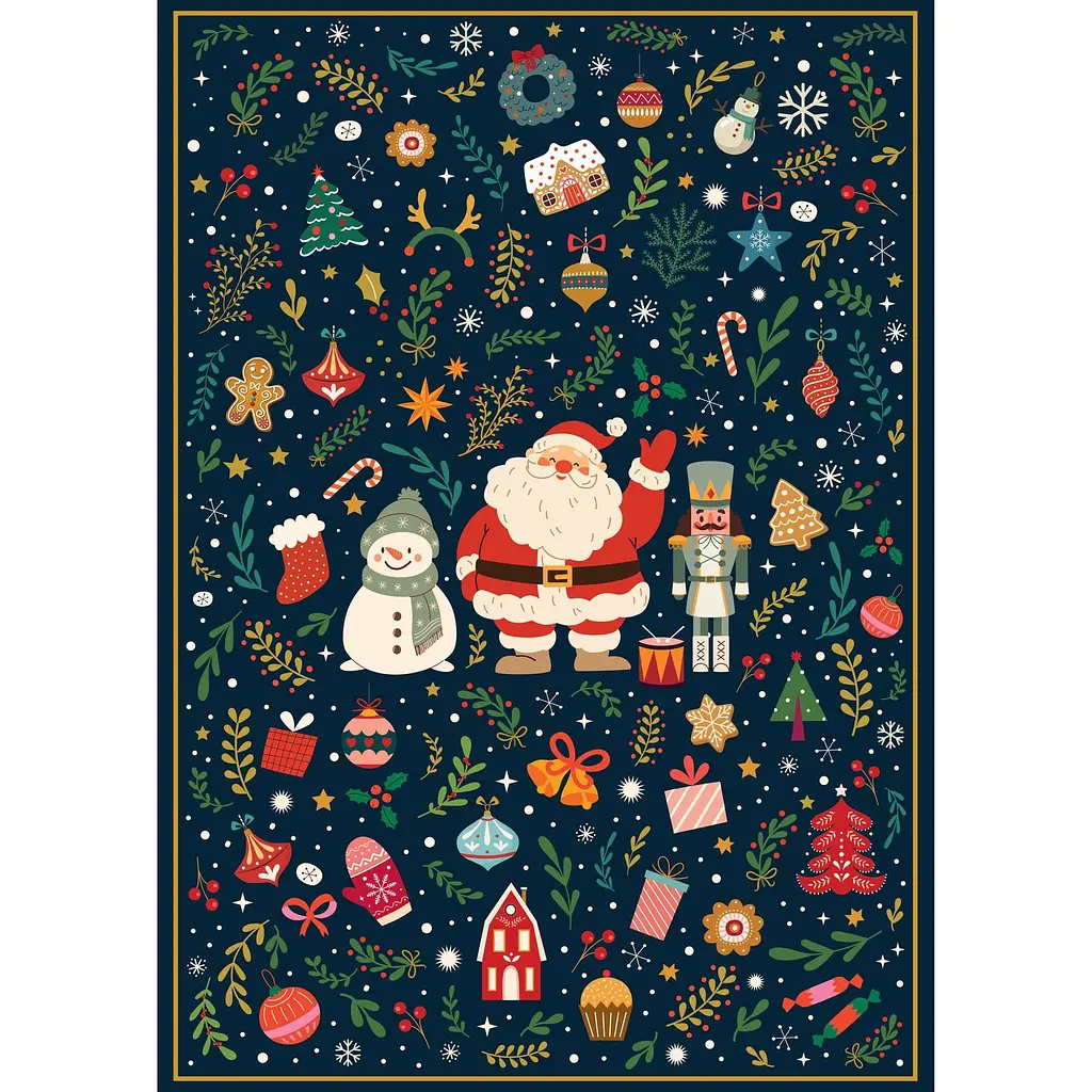Пазли тришарові Interdruk Christmas Magical Moment в картонній тубі 500 шт. (376237) - фото 3