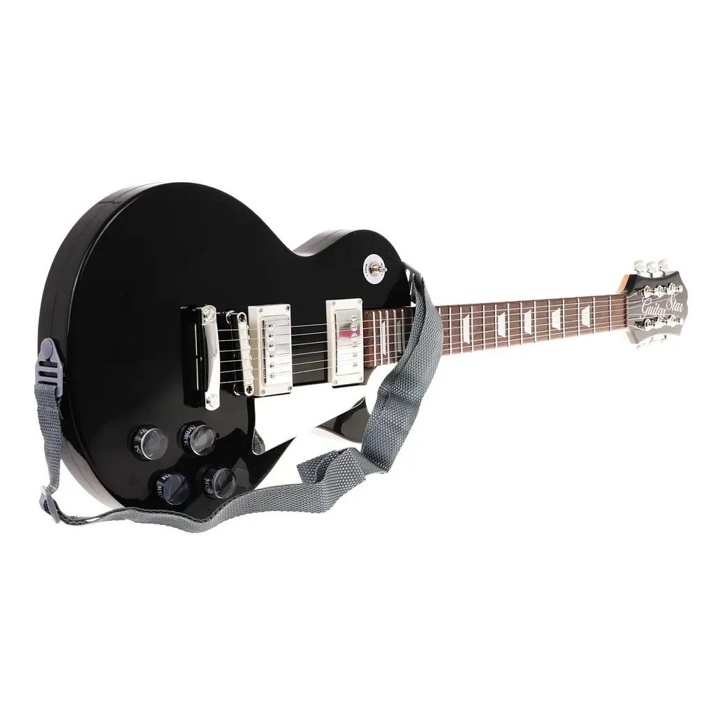 Детская гитара Ramiz + микрофон черный HK-9178BS.CZ - фото 5